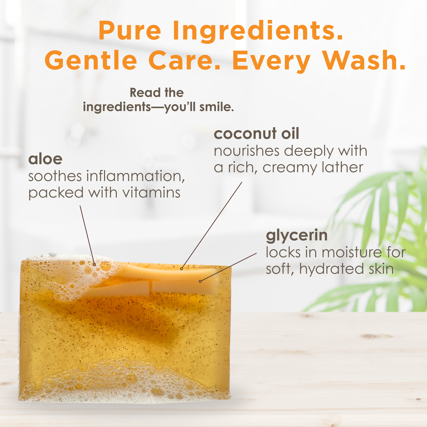 Amber Orange Glycerin Soap