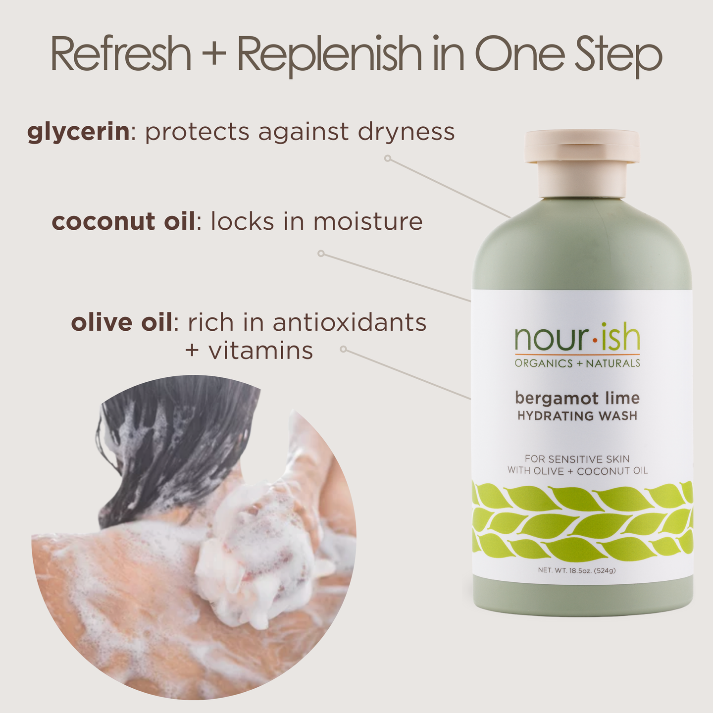 Bergamot Lime Moisturizing Wash