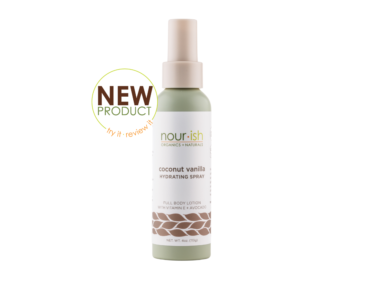 Coconut Vanilla Hydrating Spray Full Body Lotion