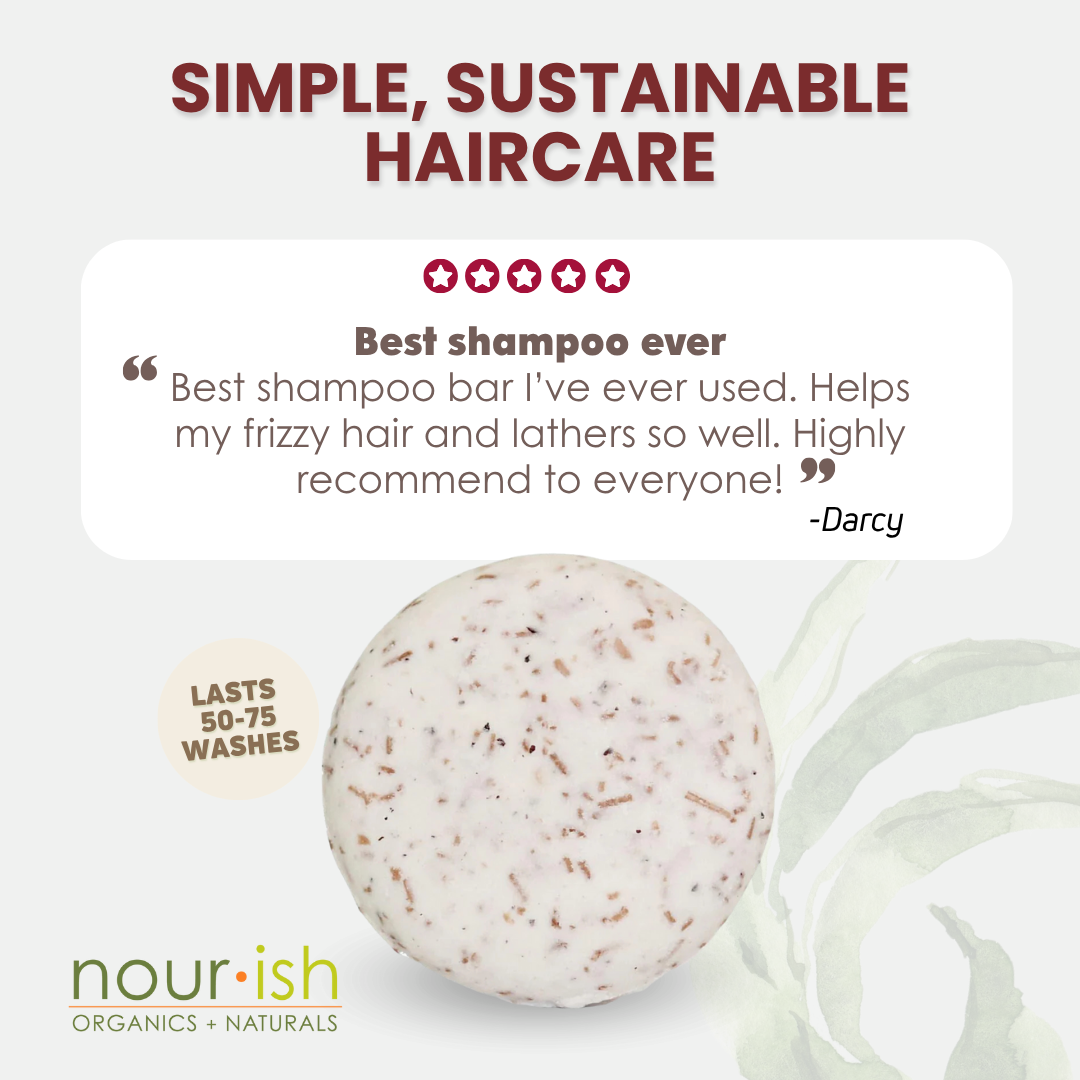 Driftwood + Seaweed Shampoo Bar