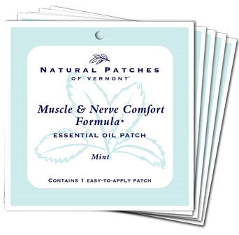 Mint Muscle and Nerve Comfort Essential Oil Patch - 5 pack