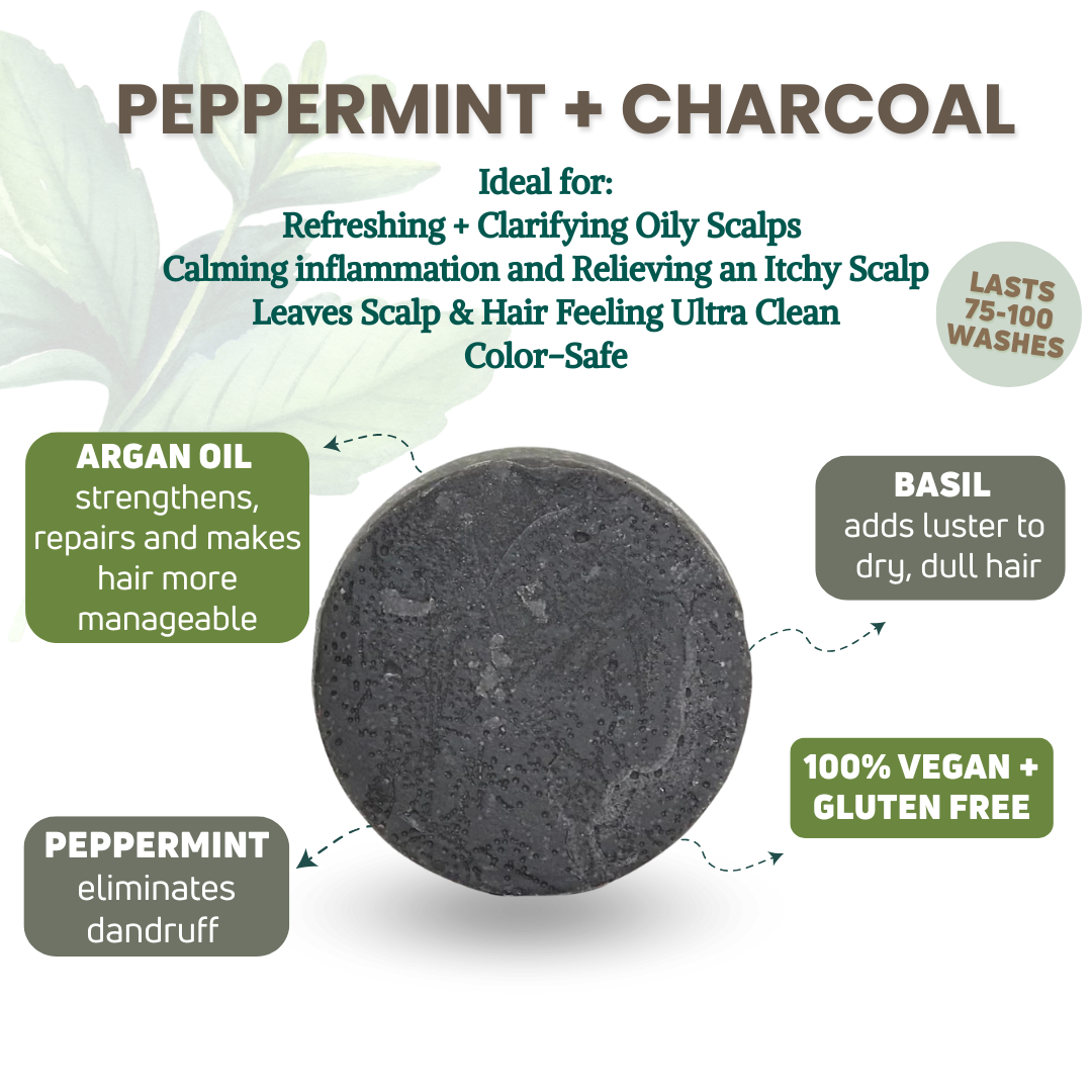 Peppermint + Charcoal Conditioner Bar