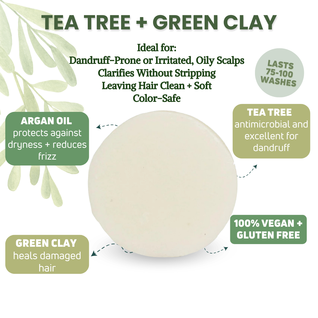 Tea Tree + Green Clay Conditioner Bar