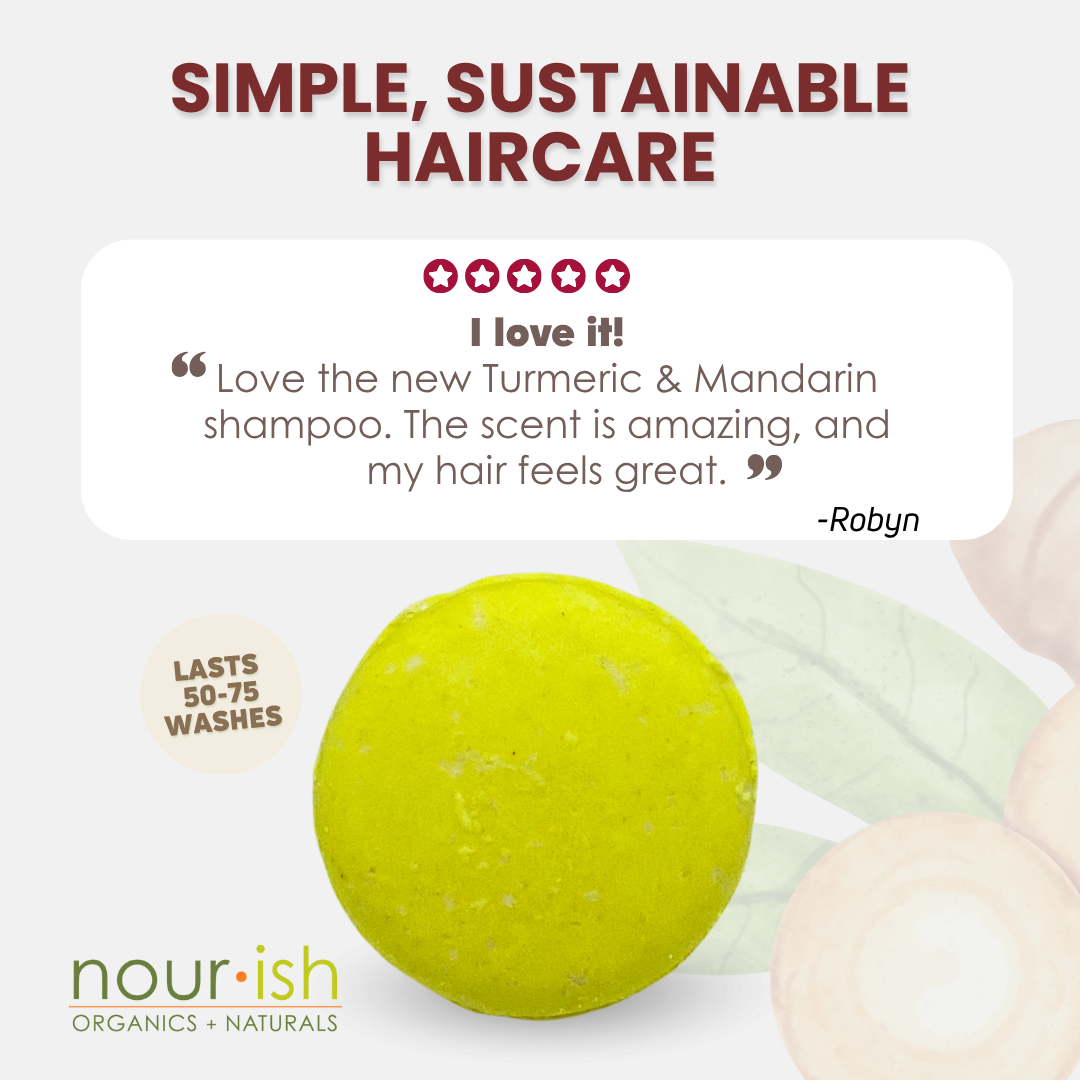 Mandarin + Turmeric Shampoo Bar