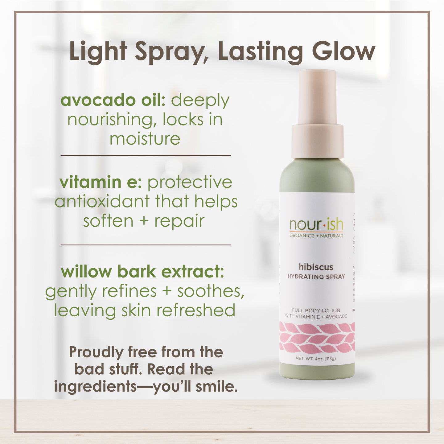 Hibiscus Hydrating Spray Full Body Lotion