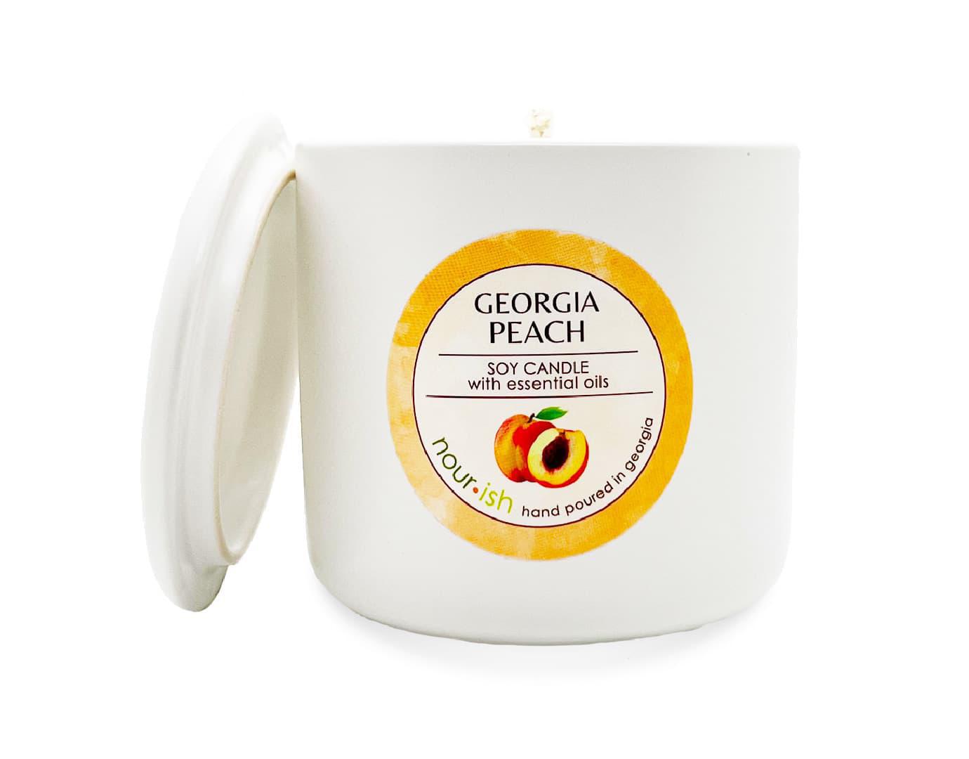 Georgia Peach Soy Candle 811033024556