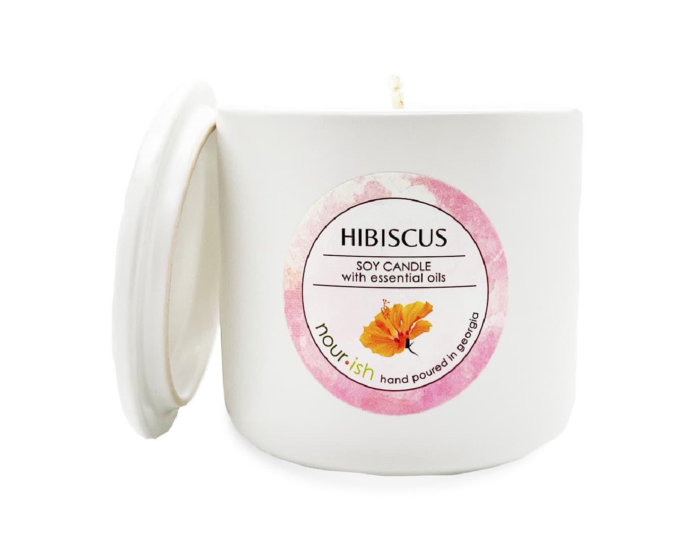 Hibiscus Soy Candle 811033024563