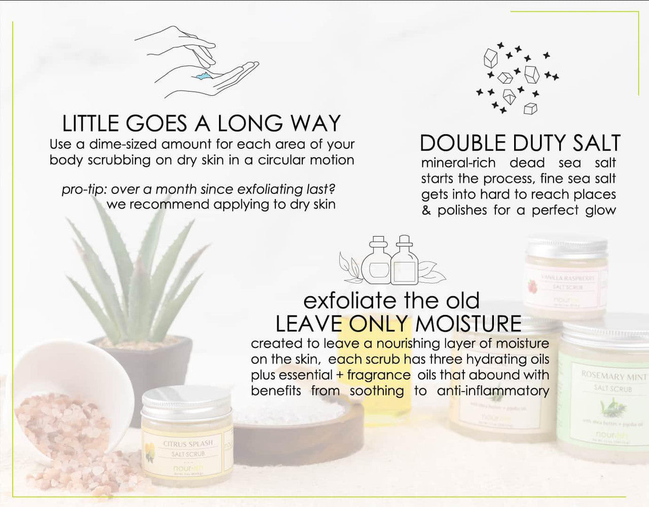 Nourish Natural Scrub Tips