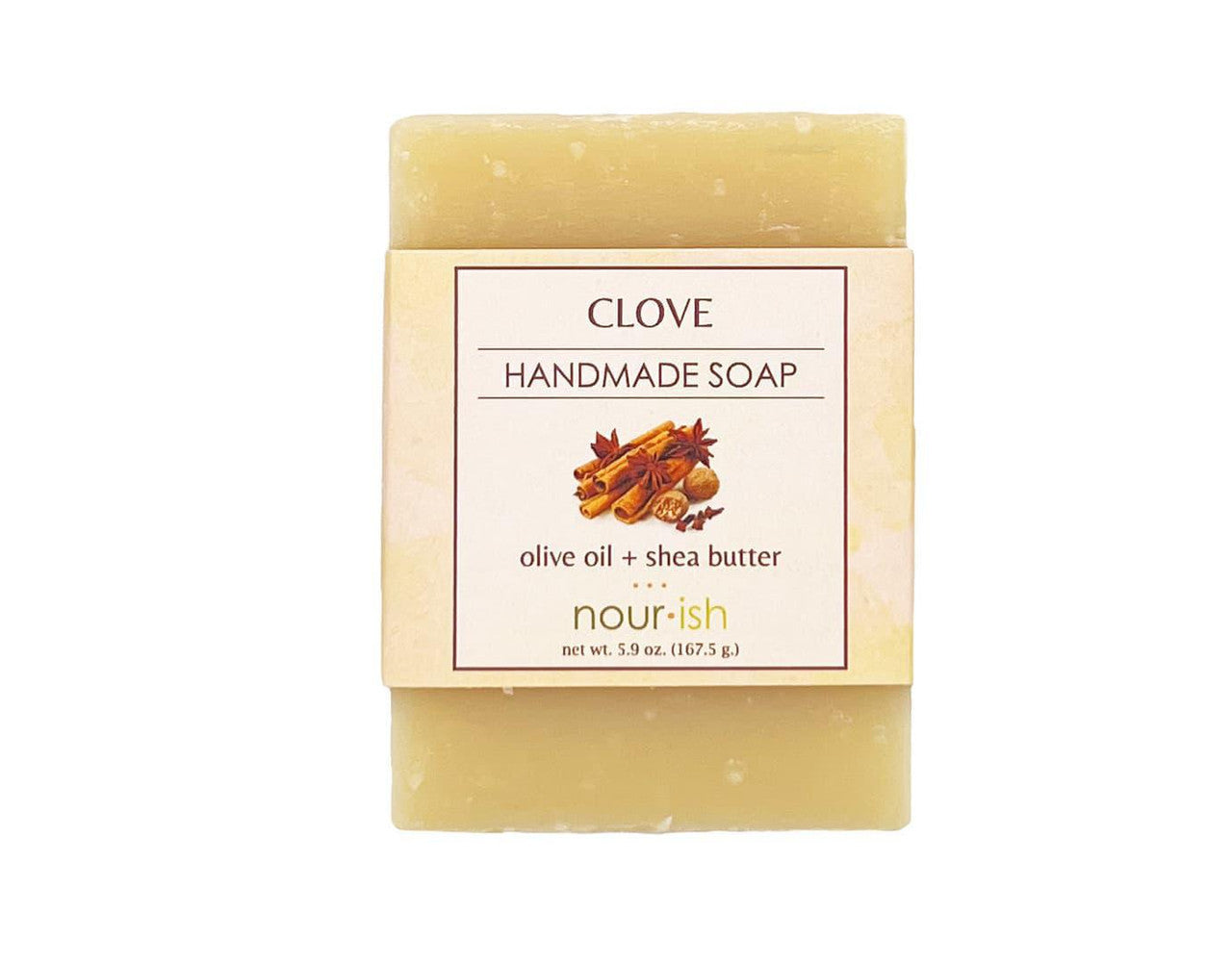 Nourish Organic Clove Shea Butter Soap