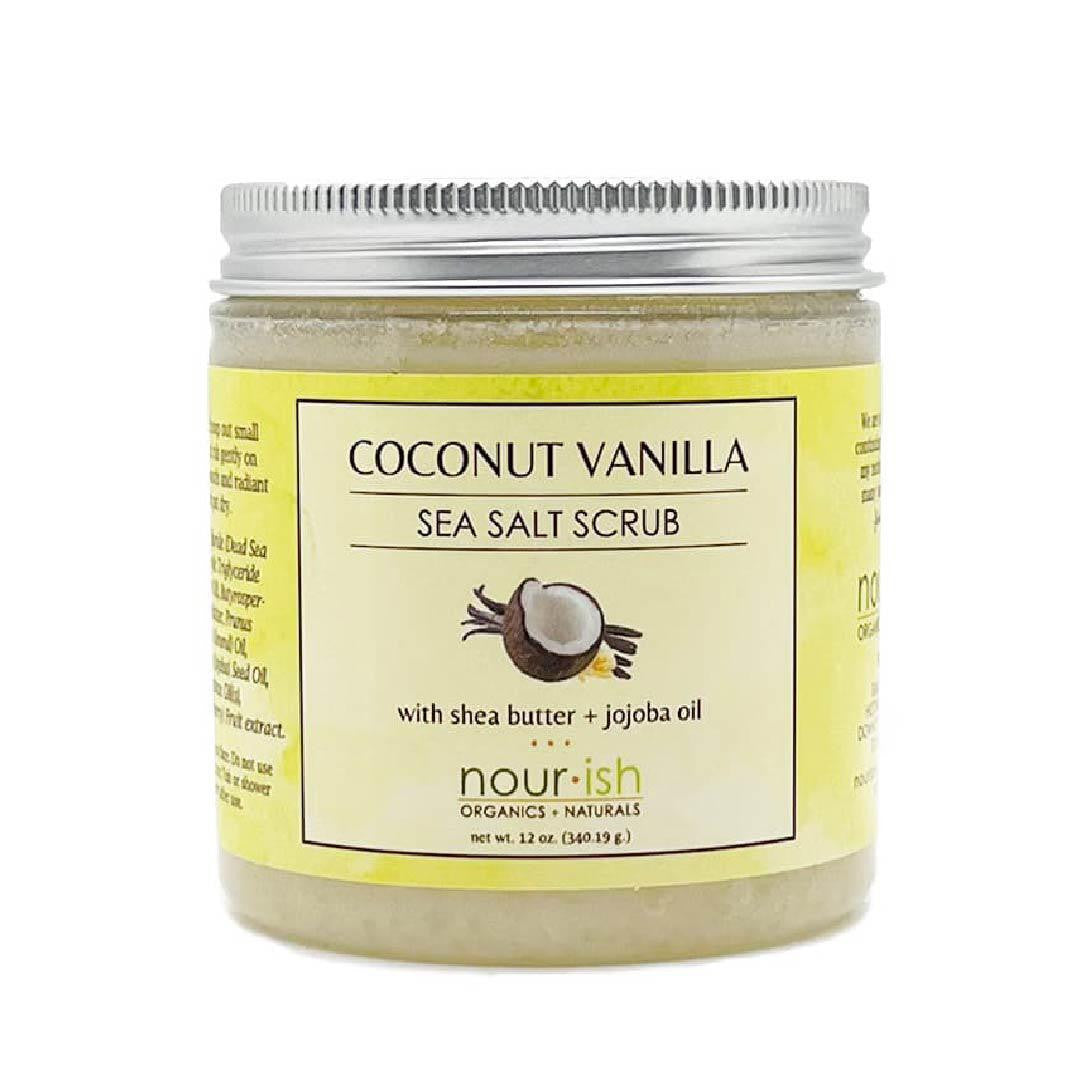 Nourish Organic Coconut Vanilla Salt Scrub