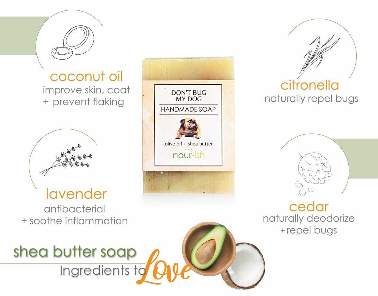 Nourish Natural Shea Butter Soap Ingredients