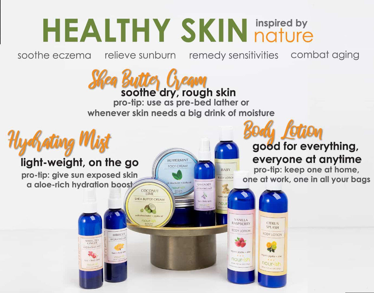 Nourish Natural Moisturizing Line