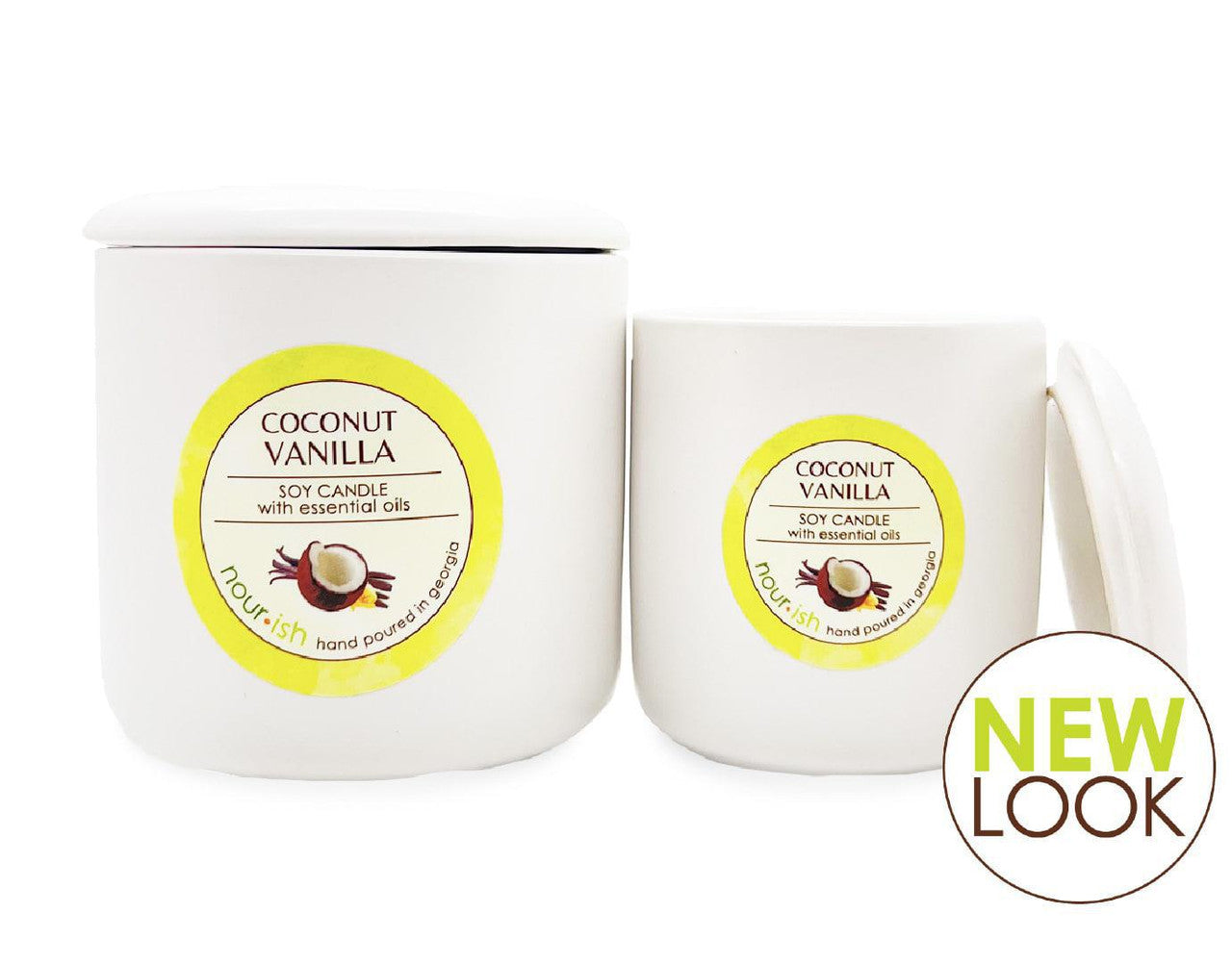 Nourish Organic Soy Candle - Coconut Vanilla