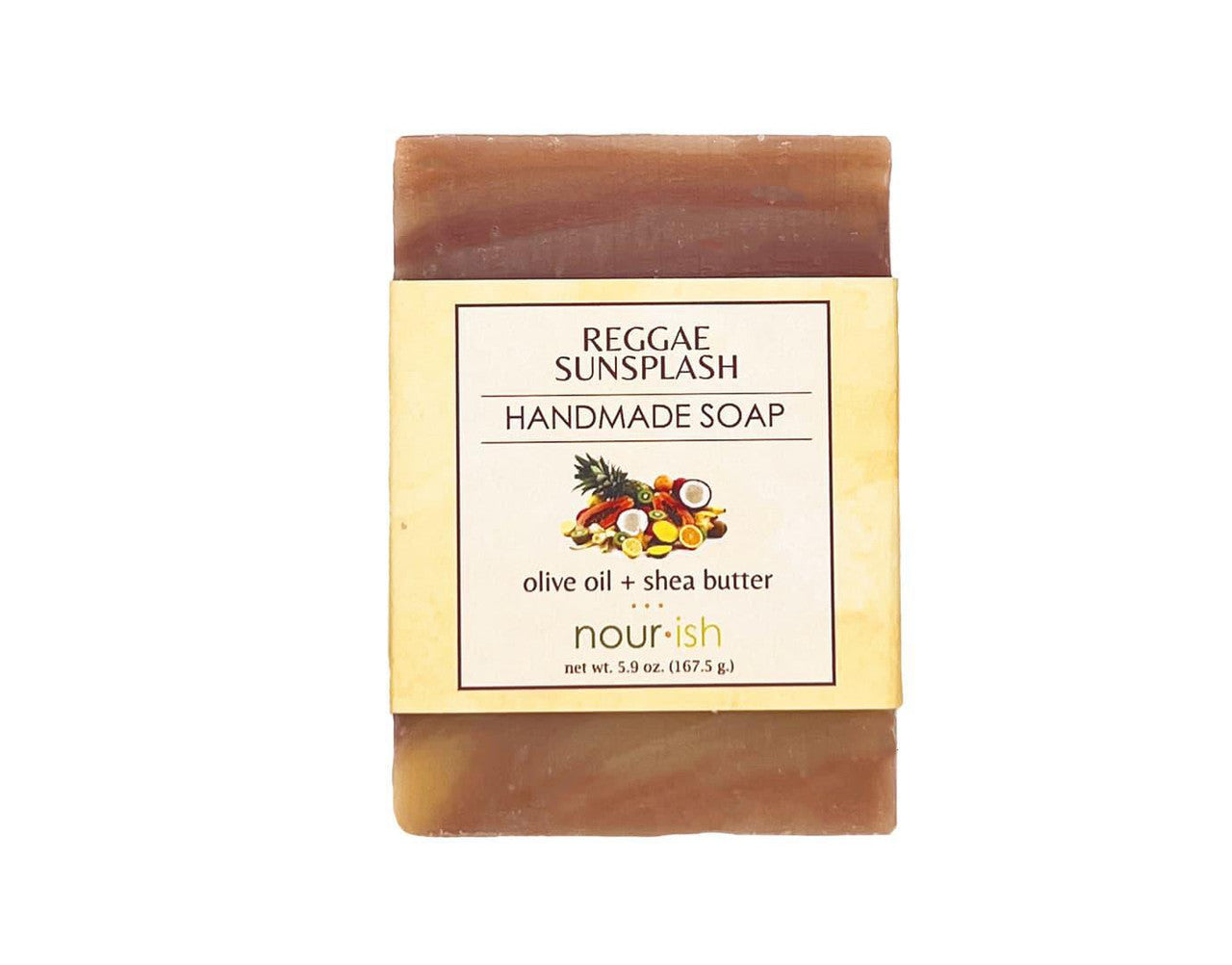 Nourish Organic Reggae Sunsplash Shea Butter Soap