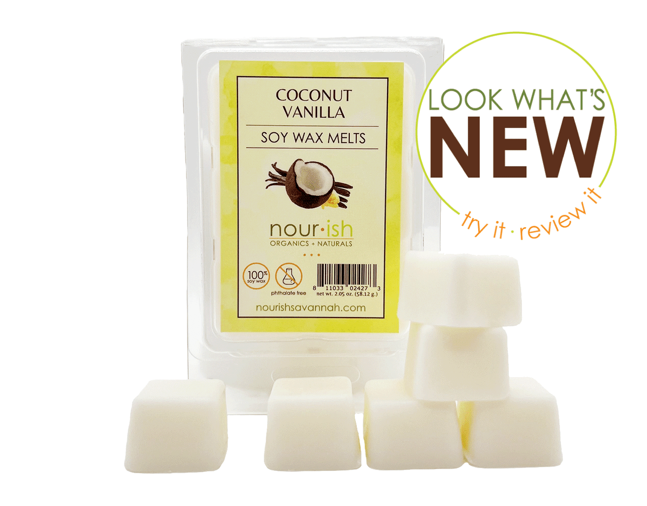 Nourish Coconut Vanilla Soy Wax Melts