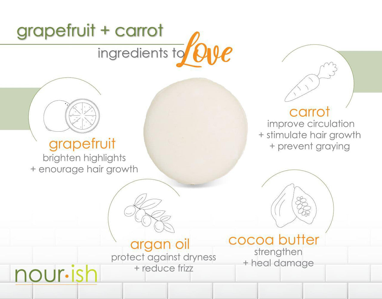 Grapefruit + Carrot Hair Benefits