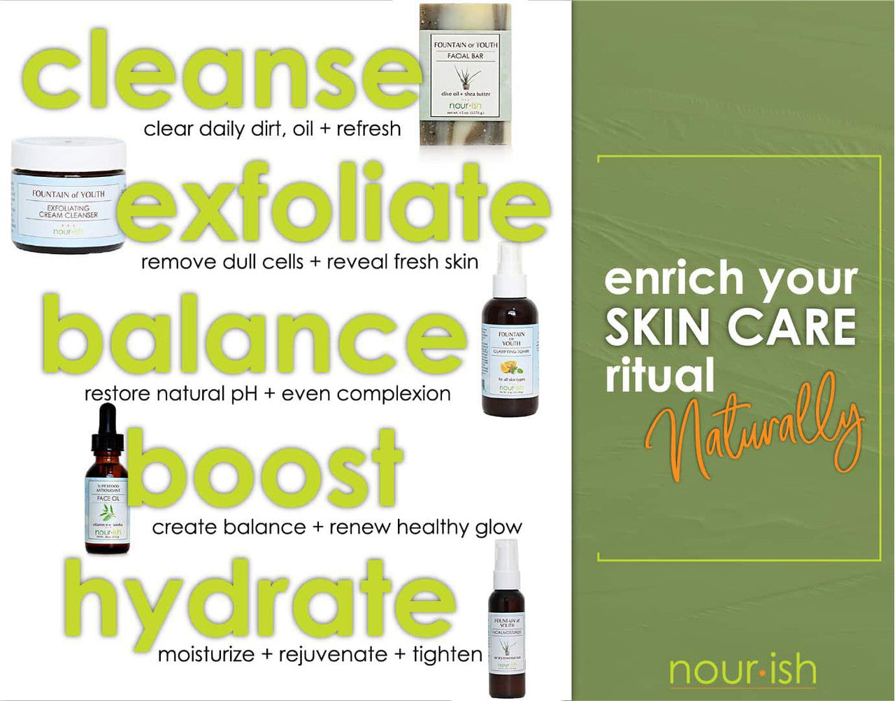 Nourish All Natural, Organic Fountain of Youth Routine