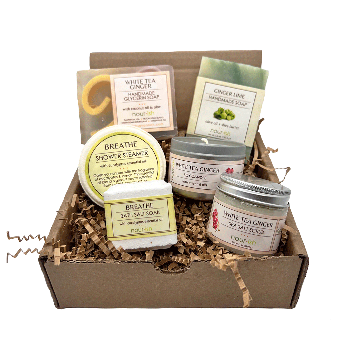 Nourish Ginger Pamper Mom Gift Box