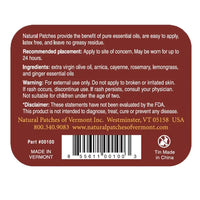 Arnica Muscle & Joint Comfort Essential Oil Patch - 10 Pack Tin