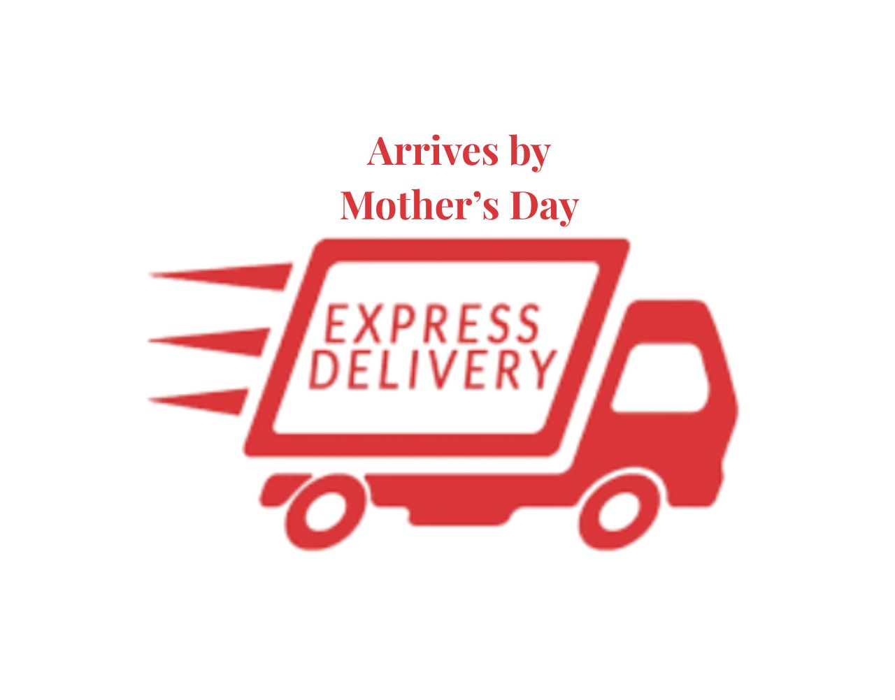 Arrives by Mother's Day (Priority Fullfillment + Shipping)