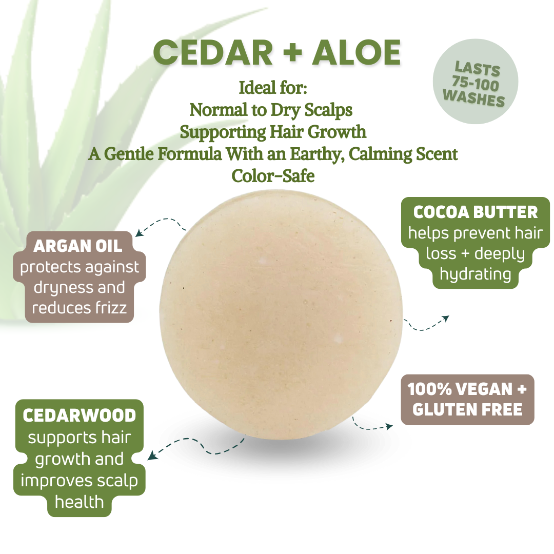 Cedar + Aloe Conditioner Bar