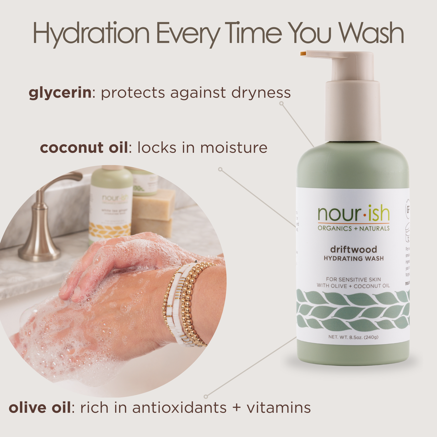 Driftwood Hydrating Hand Soap