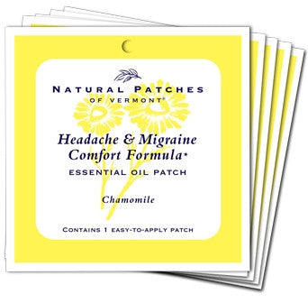 Chamomile Soothing Headache & Migraine Essential Oil Patch - 5 Pack