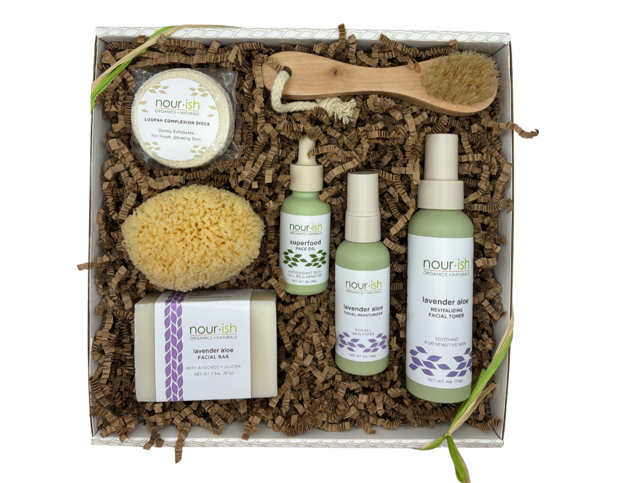 Lavender Aloe Deluxe Facial Set