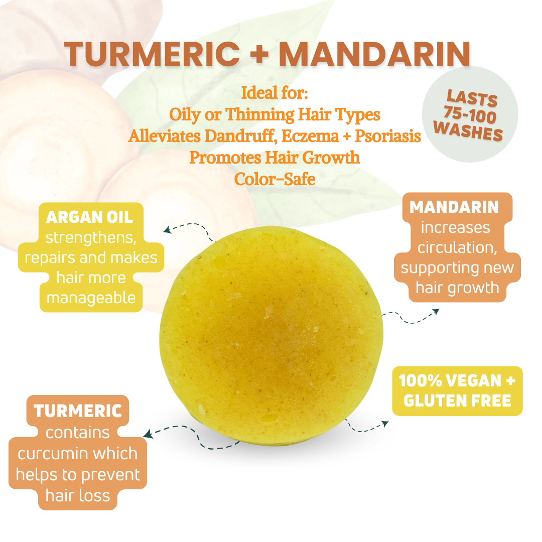 Mandarin + Turmeric Conditioner Bar