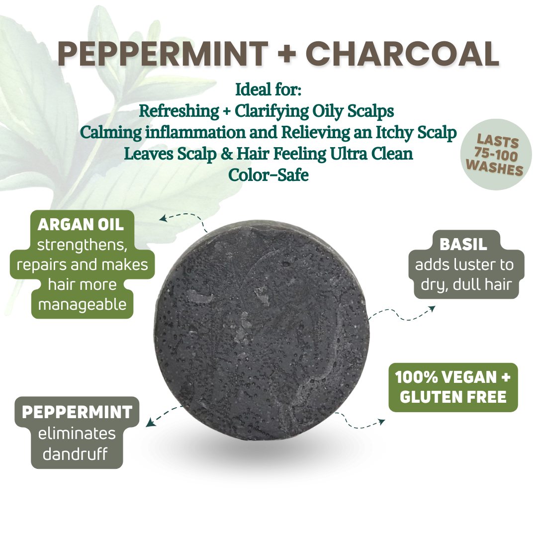 Peppermint + Charcoal Conditioner Bar