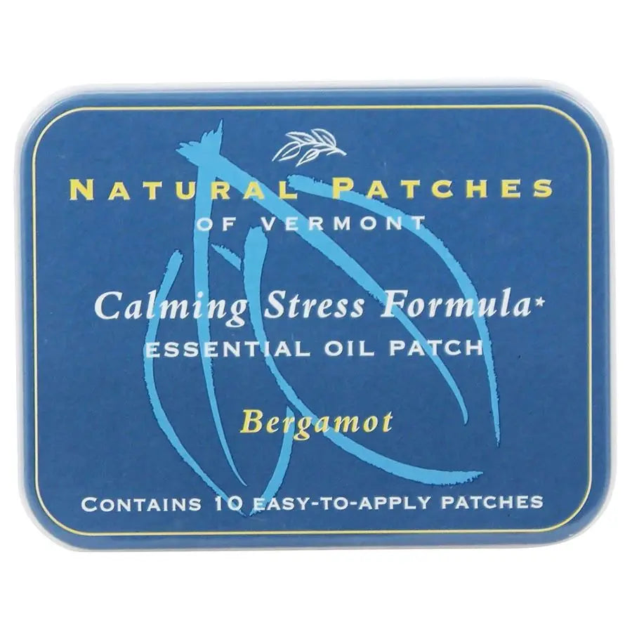 Calming Stress Essential Oil Patch - 10 Pack Tin