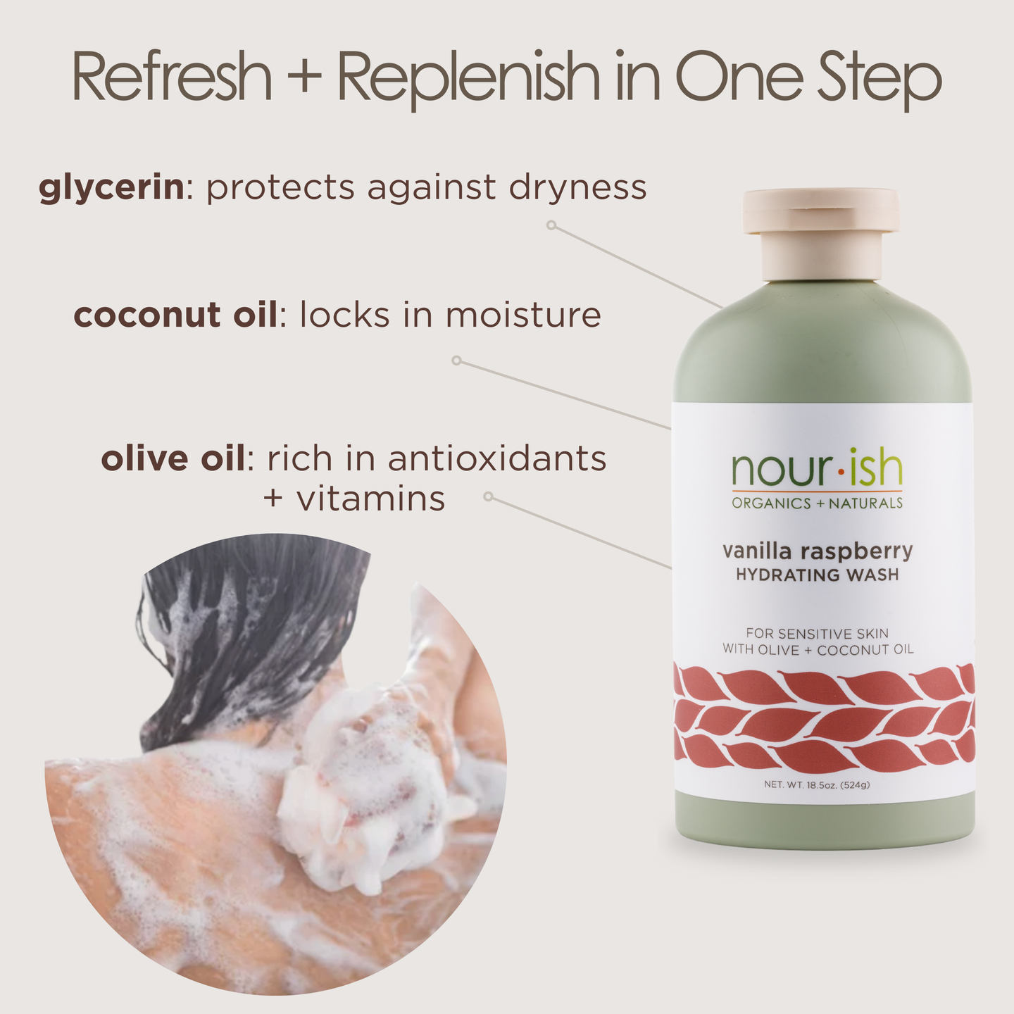 Vanilla Raspberry Moisturizing Wash