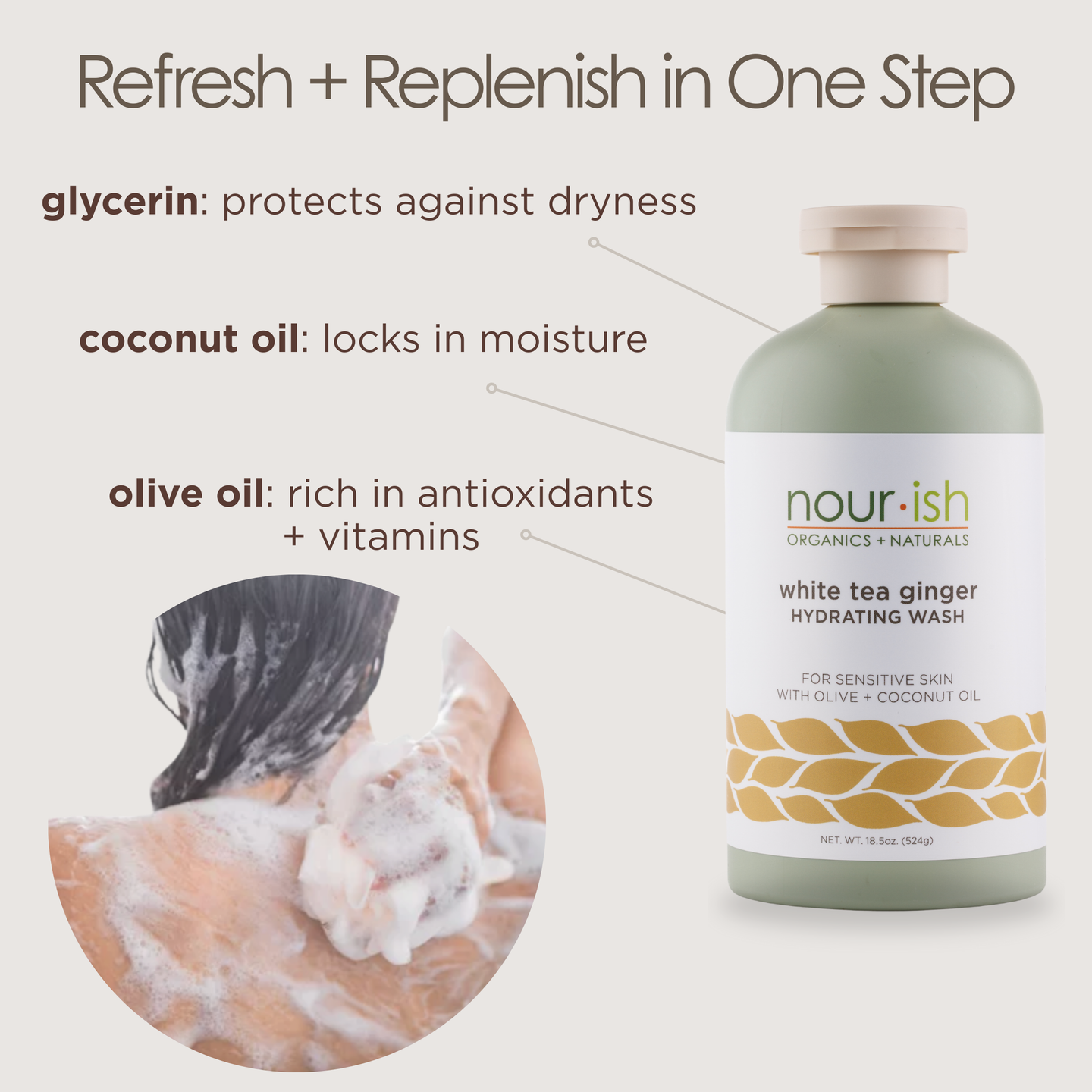 White Tea Ginger Moisturizing Wash