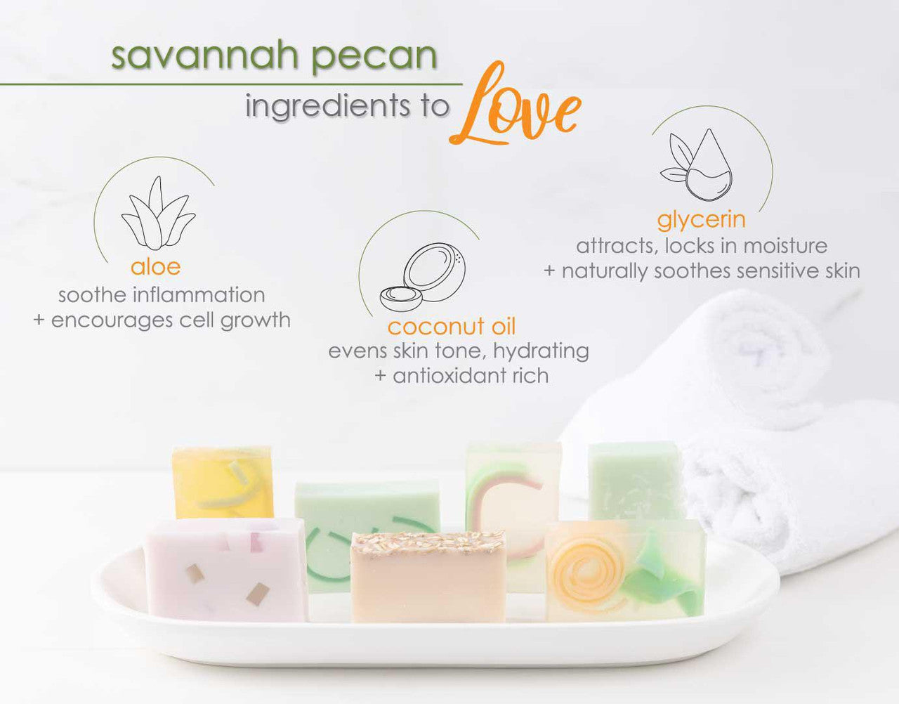 Savannah Pecan Glycerin Soap