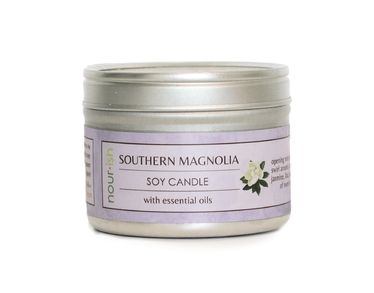 Southern Magnolia Travel Soy Candle