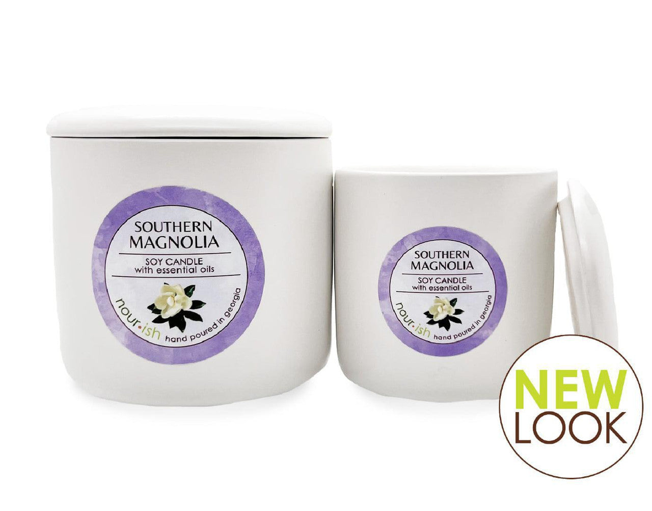 Nourish Organic Soy Candle - Southern Magnolia