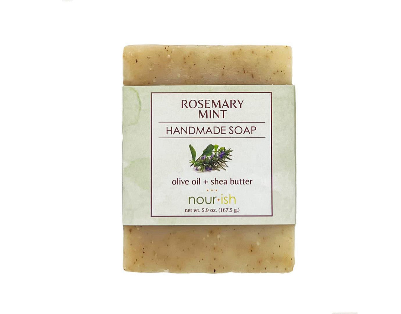 Nourish Organic Rosemary Mint Shea Butter Soap