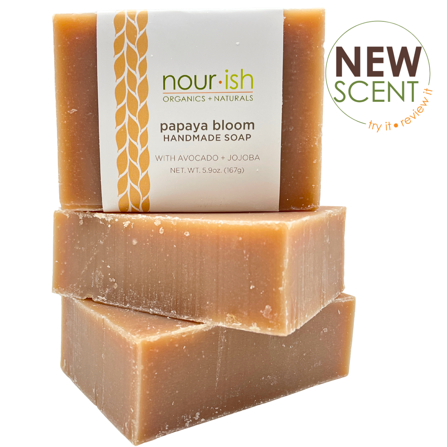 Papaya Bloom Handmade Soap