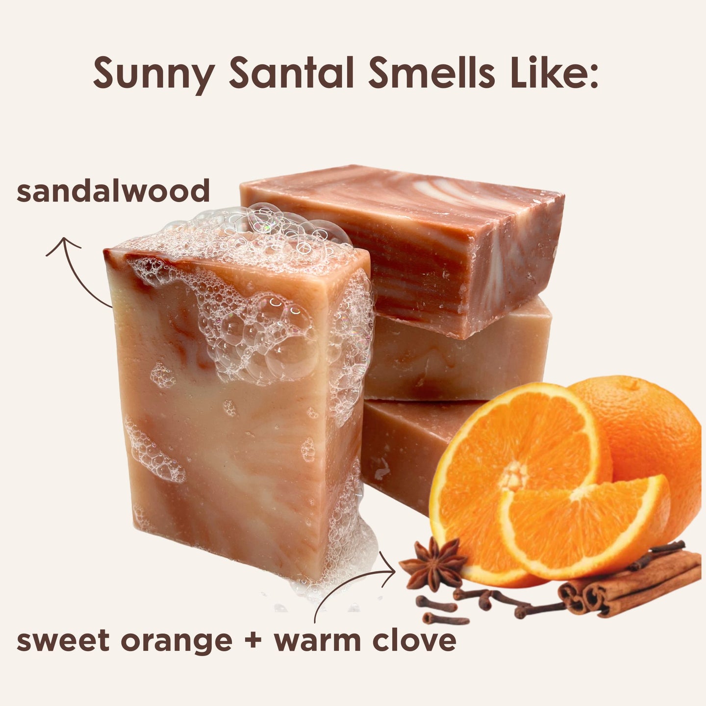 Sunny Santal Handmade Soap