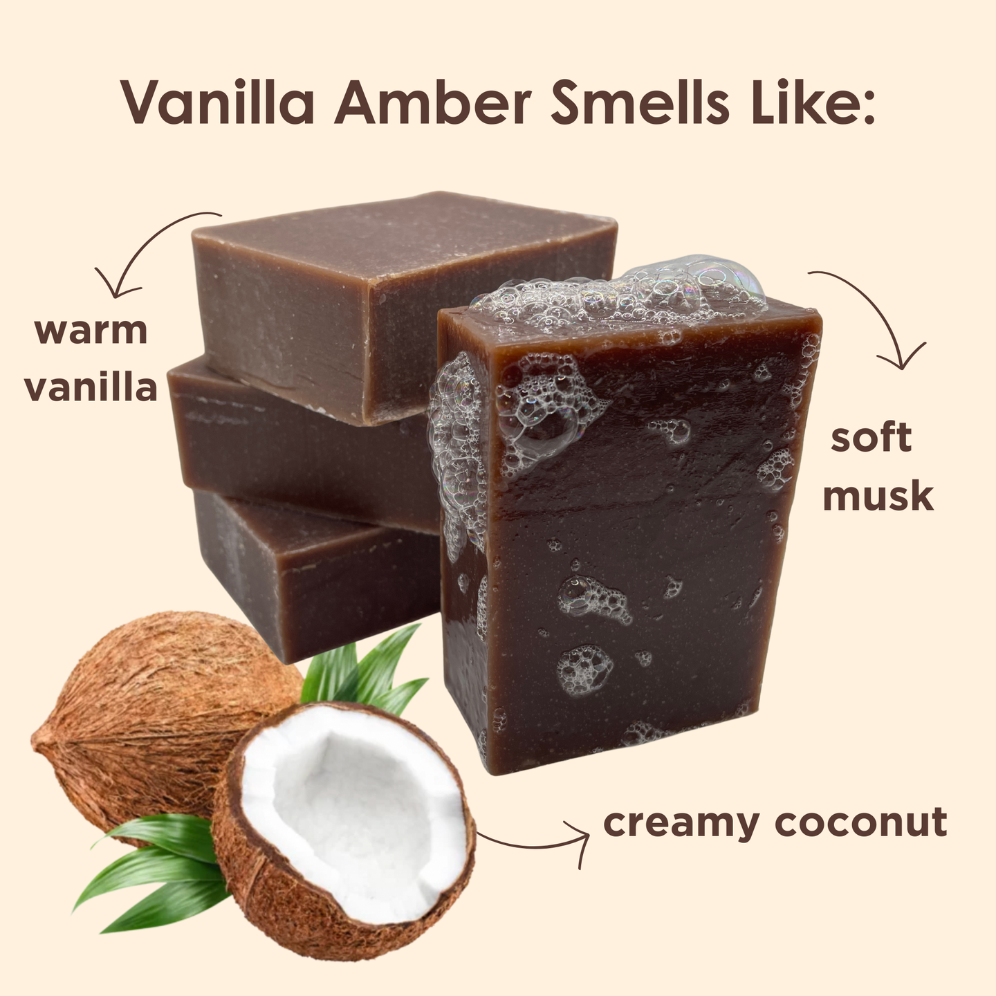 Vanilla Amber Handmade Soap